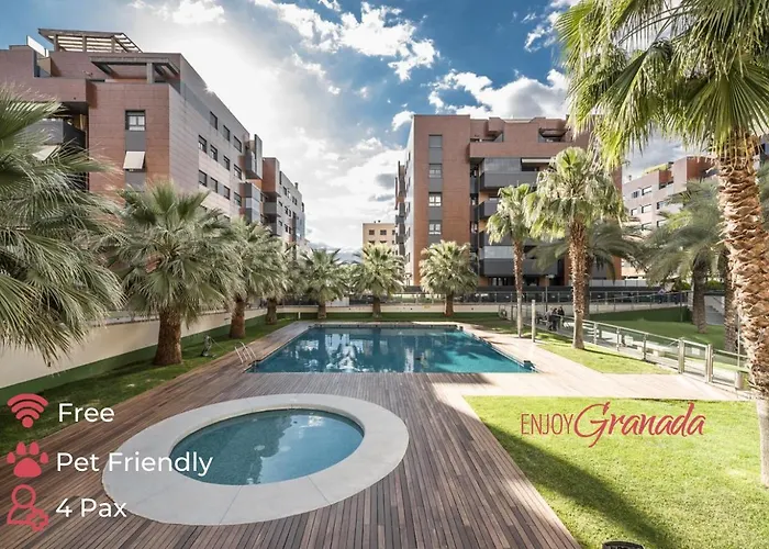 Enjoygranada Emir 3f - Pool, Gym & Free Parking Appartement *